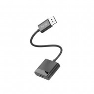 MTK TB1421 Black DP (Male) To HDMI (Female) 4k 15cm Adapter