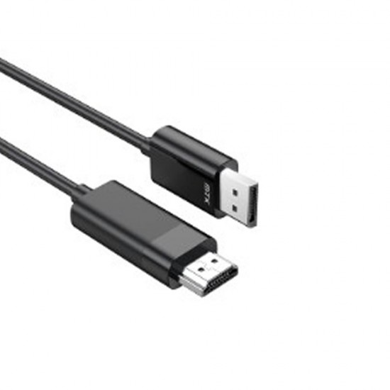 MTK TB1424 Black DP (Male) To HDMI (Male) 4k 1.8m Adapter