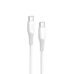 Cable De Datos USB Tipo C Para Tipo C MTK TB1450 Blanco 60W/3A/0.5m