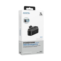 Power Bank Accetel PBB2414 Negro 5000mAh 20W USB-C