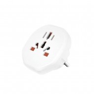 Adaptador Internacional New Science SLD-WL-09 Blanco 250V 10A