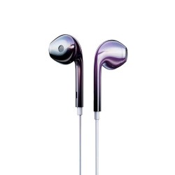 Auricular New Science L-6 Violeta Para Iphone Con Microfono