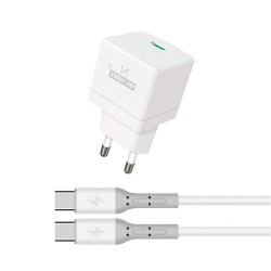 Cargador New Science SLD-T55 Blanco 240V 30W 5.0A USB-C Para Tipo-C