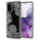 Capa Silicone Dura Com Desenho Samsung Galaxy S20 Plus Transparente Mandala