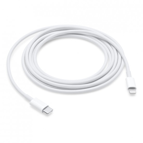 Cabo De Dados Usb Tipo C Para Lightning Apple A1702 Branco 2m Original