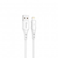 Qcharx Athens White 18W 3A 1m Data Cable For Iphone