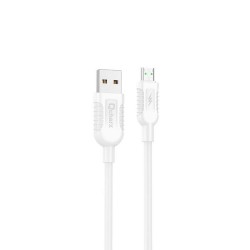 Cable De Datos Qcharx Lisbon Blanco 3A 1m Para Micro USB