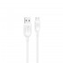 Cable De Datos Qcharx Lisbon Blanco 3A 1m Para Micro USB