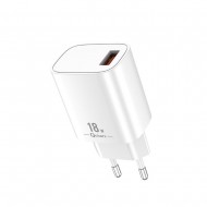 Adaptador Usb Qcharx Artemisia Branco 18w 3a