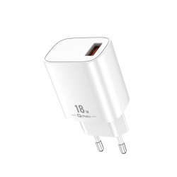 Adaptador USB Qcharx Artemisia Blanco 18W 3A