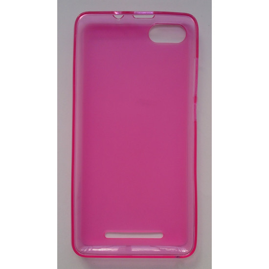 Capa De Silicone Wiko Lenny 3 Rosado