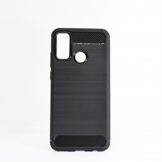 Capa Silicone Gel Carbon Huawei P Smart 2020 Preto