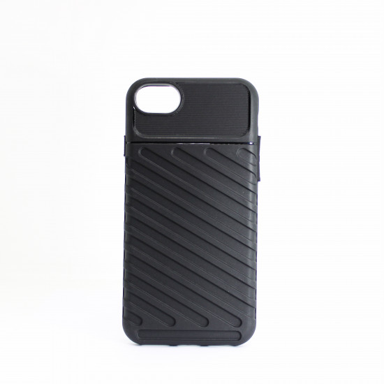 Capa Silicone Gel Thunder Apple Iphone 7 / 8 / Se 2020 Negro