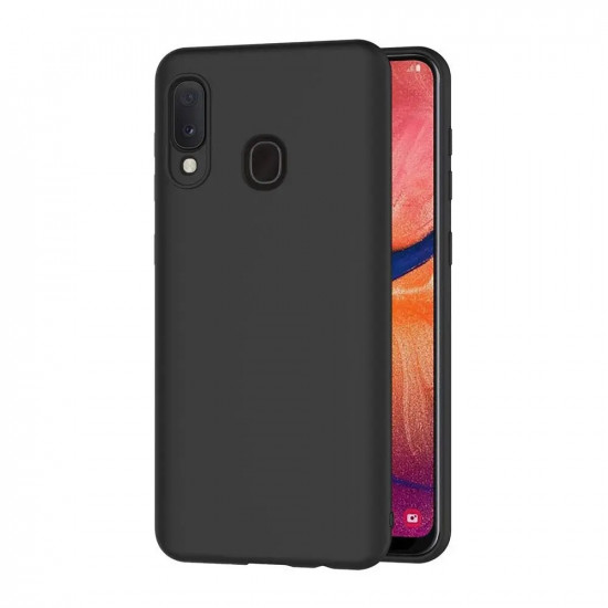 Capa De Silicone Samsung Galaxy A20e Negro