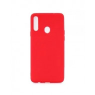 Silicone Cover Case Samsung Galaxy A20s Red