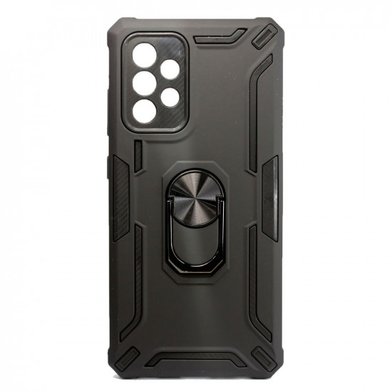 Tpu Kickstand Heavy Duty Hybrid Silicone Case Samsung Galaxy A72 Black Anti-shock Finger Ring