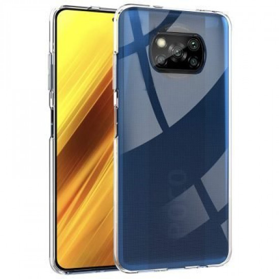 Capa Silicone Xiaomi Poco X3/X3 Nfc Transparente