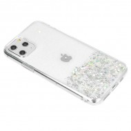 Capa Silicone Com Desenho Bling Glitter Samsung Galaxy A21s Transparente