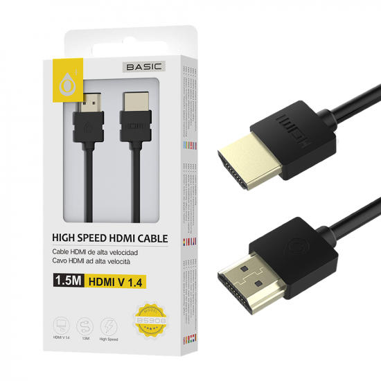 Cabo Hdmi One Plus B5908 Negro 1.5m 1.4v High Speed