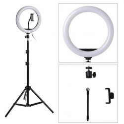 Ring Light Oem Dx-200 Black With Tripod Stand, 8 "Ring Fill Light, Multiple Color Temperature And Beauty Face