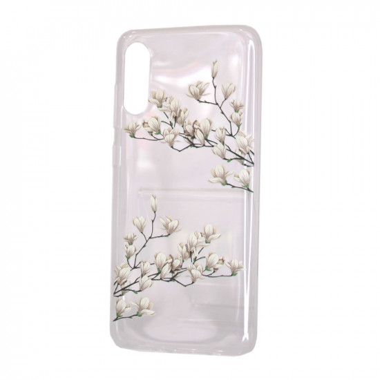 Capa Silicone Gel Com Desenho Flor Samsung Galaxy A70 / A70s Transparente