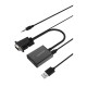 Vga Para Hdmi Pacifico Np-hd769 Adapter Black