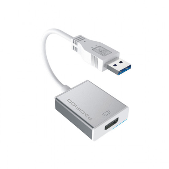 Adaptador De Usb Para Hdmi Pacifico Np-hd804 3.0 Blanco