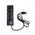 Usb 2.0 Hub Pacifico Np-L153 4 Port Preto