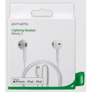 Headphone 4smarts Lightning Headset Melody 2 Iphone 7/8/x/11/12 White