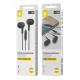 AURICULAR ONE PLUS C5146 NEGRO 3.5MM PLUG 1.2M LENGHT