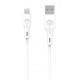 Data Cable One Plus Nb1255 Lightning Cable 2.4a 1m White For Iphone 8/X/12/13