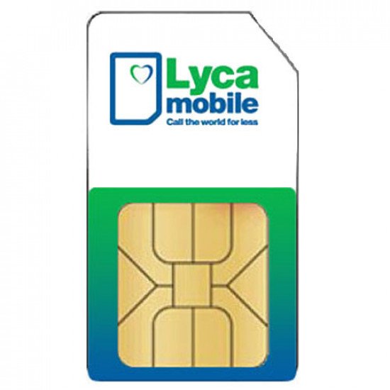 Cartão Sim Lyca 5€ Saldo