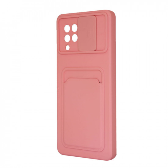 Capa Silicone Gel Samsung Galaxy A42 5g / A426 Rosa Protetor De Camera