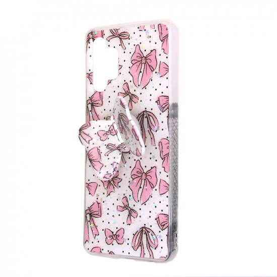 Cover Silicone Bling Glitter For Samsung Galaxy A32 4g Butterfly Design