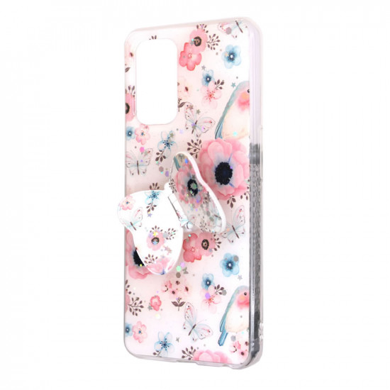 Capa Silicone Com Desenho Bling Glitter Oppo A93 5g / A74 5g Desenho Borboleta, Flowers,possaro