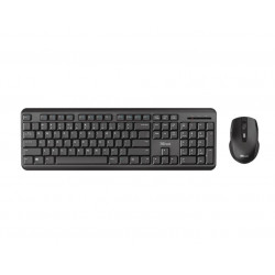Trust Silent Wireless Keyboard Ody And With Mouse Black
