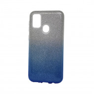 Capa Silicone Gel Brilhante Samsung Galaxy M21 M215 Azul