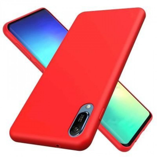 Capa Silicone Gel Huawei Y8p / P Smart S Rojo