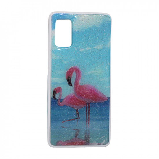 Cover Silicone Hard Com Design Samsung Galaxy A41 Flamingo