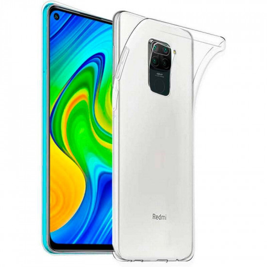 Capa De Silicone Xiaomi Redmi Note 9 5G Transparente