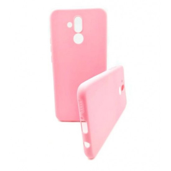 Funda de Silicona Rosa Mate para Huawei Mate 20 Lite