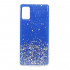 Capa Silicone Gel Liquido Glitter Samsung Galaxy A41navy Azul