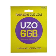Uzo Sim Card 6gb 1 Month Free + 20gb Offer for 30 Days