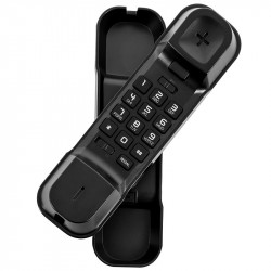 Telefone Fixo Com Fio Alcatel T06 Negro