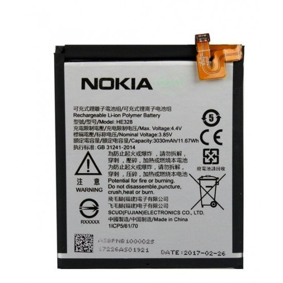 Bateria Nokia 8 He328 Bulk